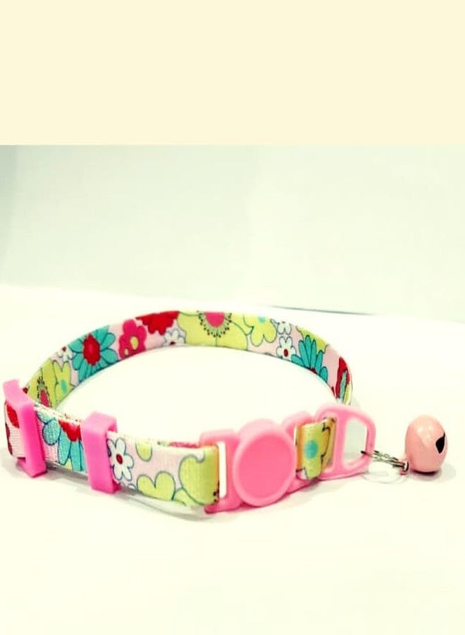 KittuPet Beautiful Printed Nylon Cat Collar | Breakaway Buckle & Bell | Lightweight Pet Accessory - Image 2